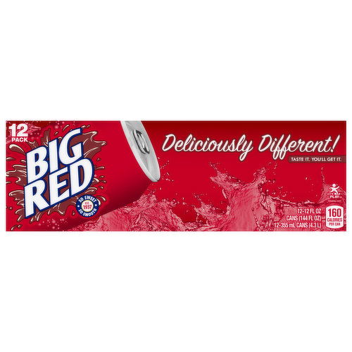 Big Red Soda, 12 Pack