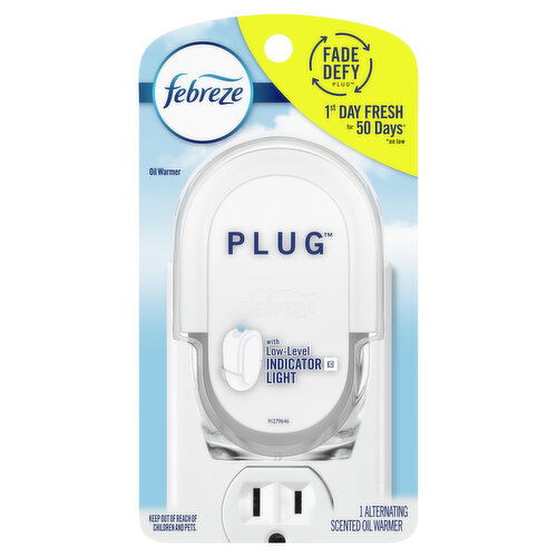 Febreze Plug Febreze Plug In Air Freshener Odor-Fighting Scented Oil Warmer, 1ct