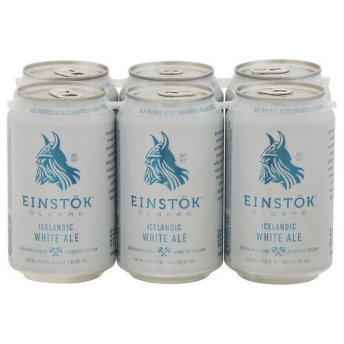 Einstok Olgerd Beer. White Ale, Icelandic