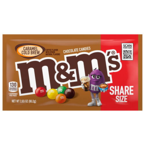 M&M's Chocolate Candies, Caramel Cold Brew, Share Size