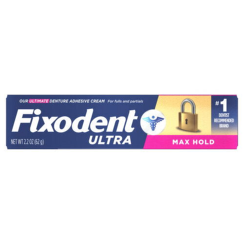 Fixodent Ultra Ultra Max Hold Denture Adhesive