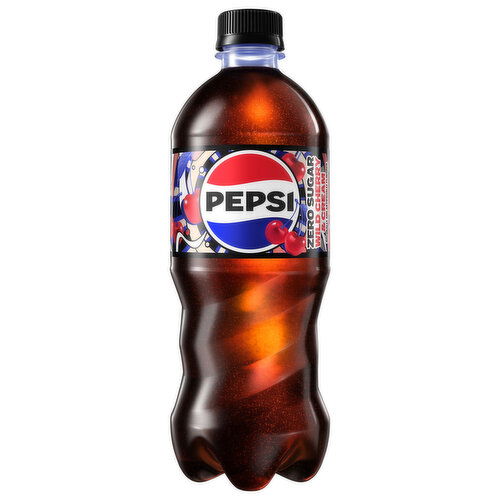 Pepsi Cola, Zero Sugar, Wild Cherry & Cream