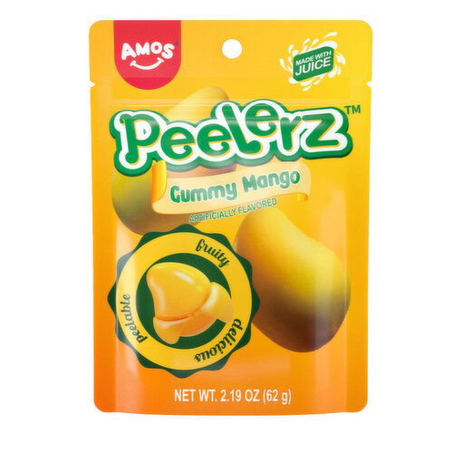 Amos Peelers Gummy Candy, Mango