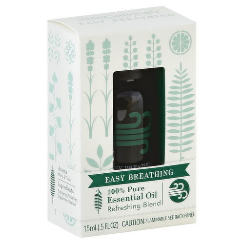 ScentSationals 100% Pure Essential Oil, Easy Breathing