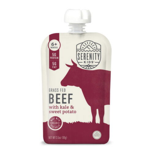 Serenity Kids Grass Fed Beef with Organic Kale & Sweet Potato