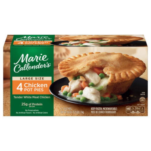 Marie Callender's Chicken Pot Pies Large Size