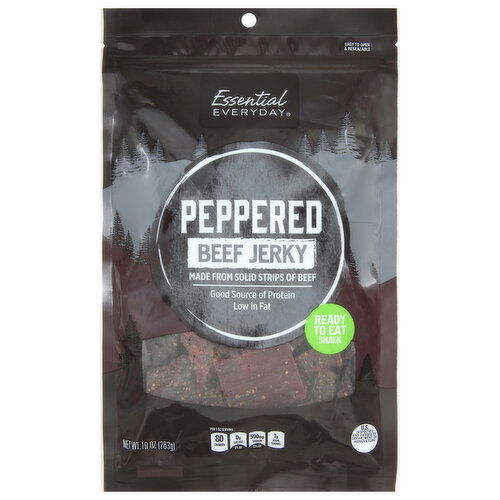 Essential Everyday Beef Jerky, Peppered