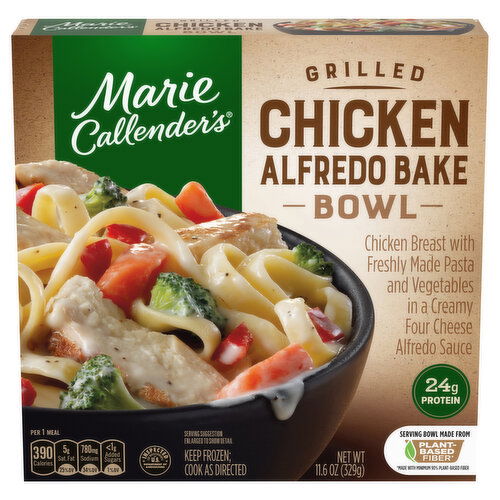 Marie Callender's Grilled Chicken Alfredo Bake Bowl Frozen Meal