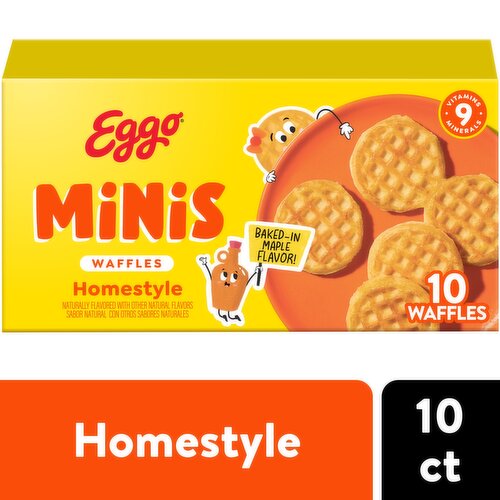 Eggo Frozen Waffle Bites, Homestyle with Maple Flavor