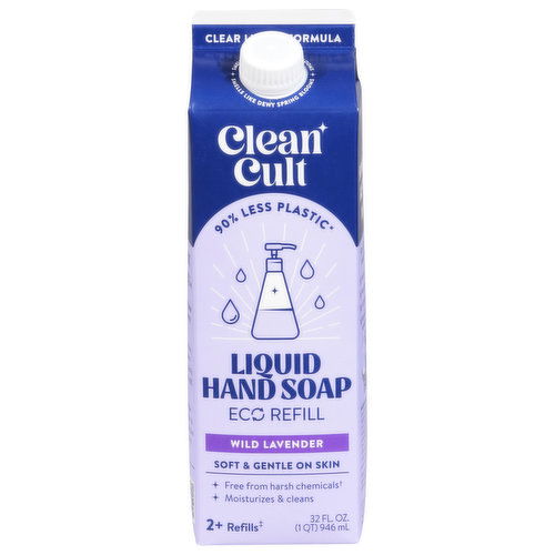 Cleancult Hand Soap Refill, Liquid, Eco, Wild Lavender