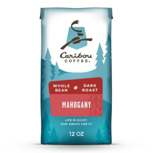 Caribou Coffee Mahogany Blend Dark Roast Whole Bean Coffee