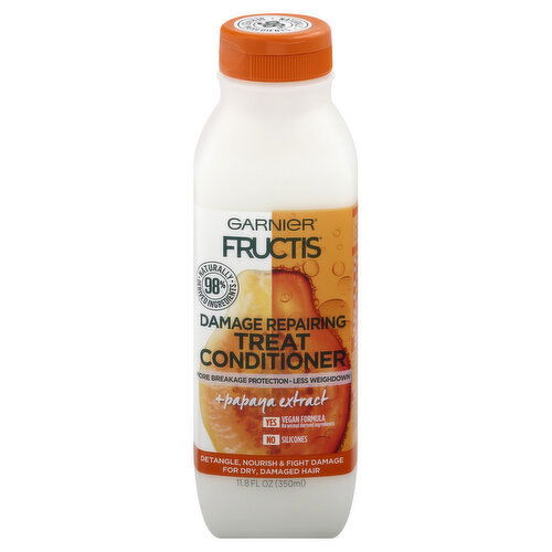 Garnier Fructis Treat Conditioner, Damage Repairing, Papaya Extract