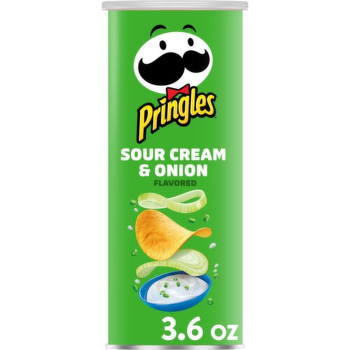 Pringles Potato Crisps Chips, Sour Cream and Onion