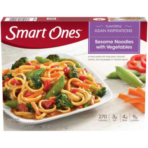 Smart Ones Sesame Lo Mein Noodles with Vegetables & Sesame Sauce Frozen Meal