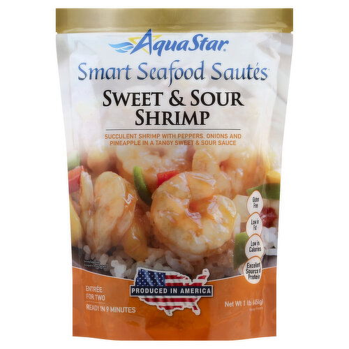 Aqua Star Smart Seafood Sautes Shrimp, Sweet & Sour