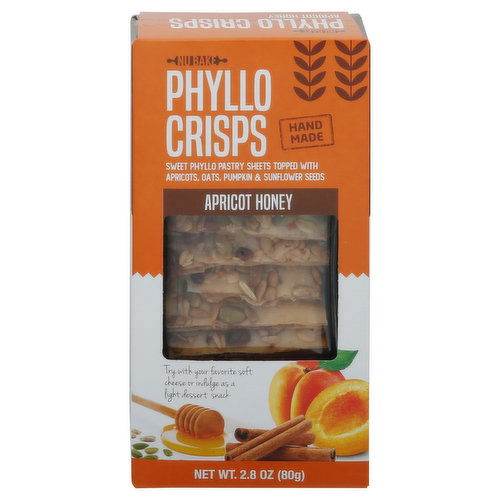 NU Bake Phyllo Crisps, Apricot Honey