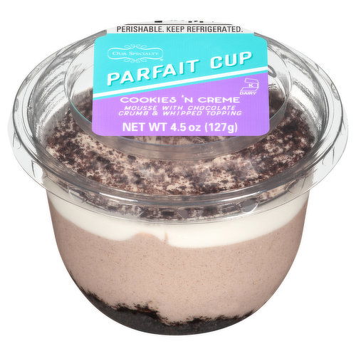 Our Specialty Cookies 'n Creme Parfait Cup