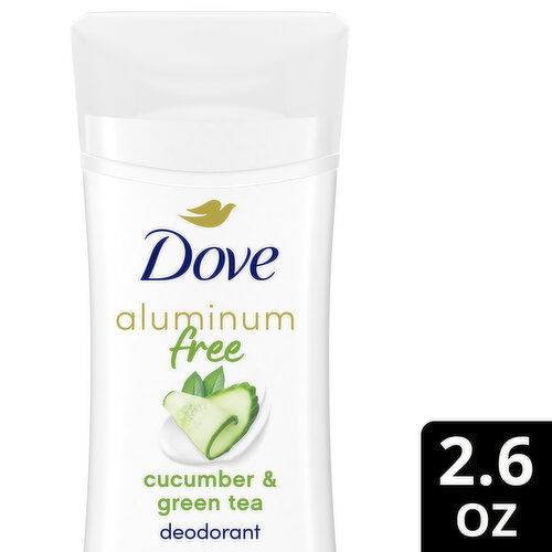 Dove 0% Aluminum Deodorant Stick Cucumber And Green Tea