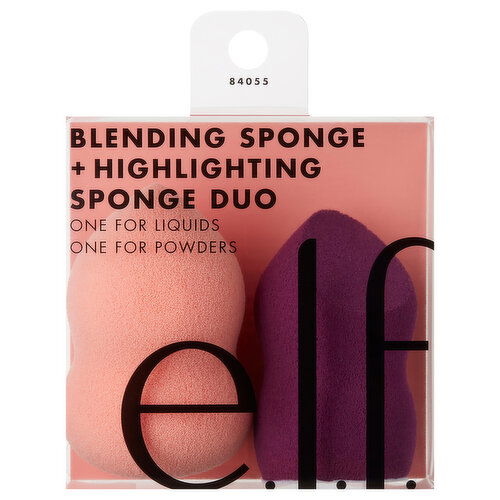 E.L.F. Sponge Duo +Highlighting Blending Sponges