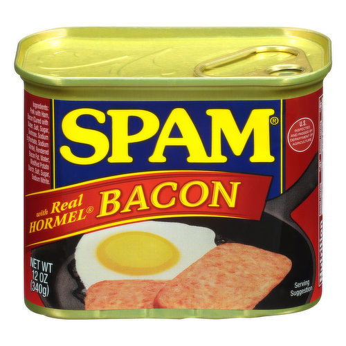 Spam Canned Meat, Bacon