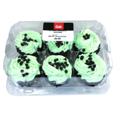 Cub Bakery 6 Ct Mint Chocolate
Cupcakes