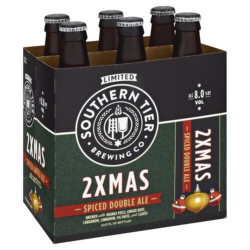 Southern Tier Beer, Spiced Double Ale, 2xMas, 6 Pack