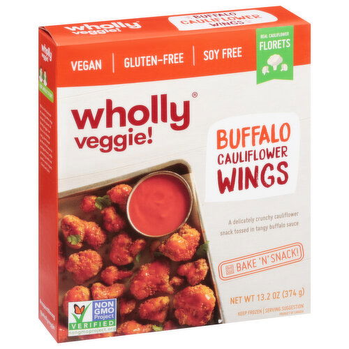 Wholly Veggie! Cauliflower Wings, Buffalo