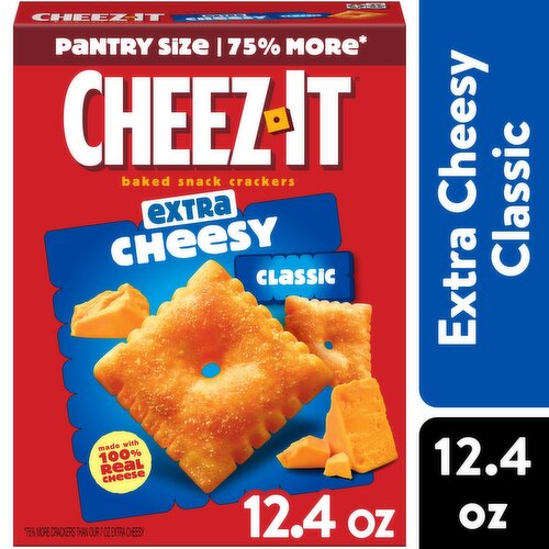 Cheez-It Cheese Crackers, Extra Cheesy