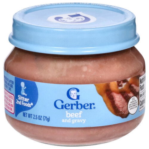 Gerber Sitter 2nd Foods Beef and Gravy