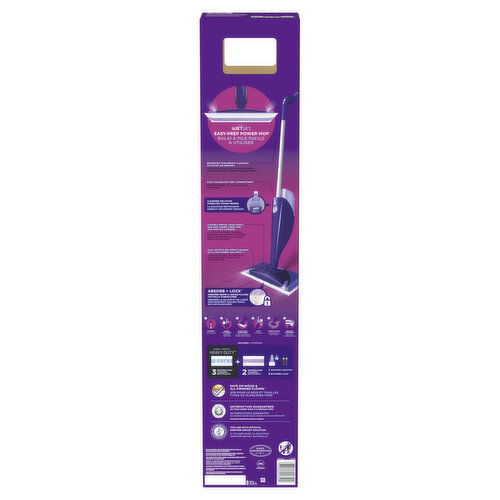 Swiffer WetJet Swiffer WetJet Mop Starter Kit (Spray Mop, 5 Pads, Cleaning Solution)