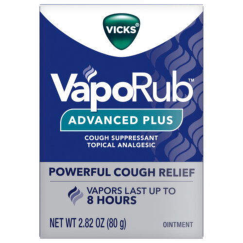 Vicks VapoRub Cough Relief, Powerful, Advanced Plus