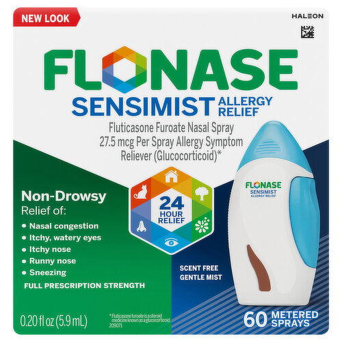 Flonase Sensimist Allergy Relief,  24 Hour Relief, Spray