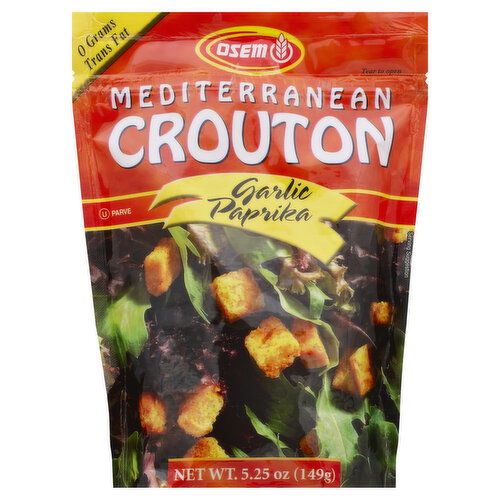 Osem Crouton, Mediterranean, Garlic Paprika