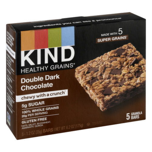 KIND Healthy Grains Granola Bars, Double Dark Chocolate