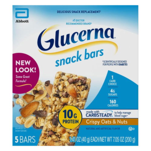 Glucerna Snack Bars, Crispy Oats & Nuts
