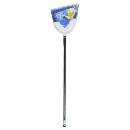 Clorox Broom & Dustpan, Angle, Firm Bristled