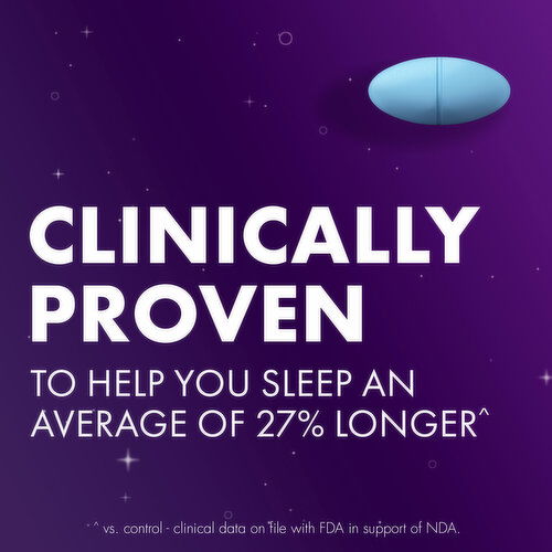 Vicks Ultra ZzzQuil ULTRA, Sleep Aid, Doxylamine Succinate 25mg, Sleep Aids for Adults, Nighttime Sleep Aid, 24 Tablets
