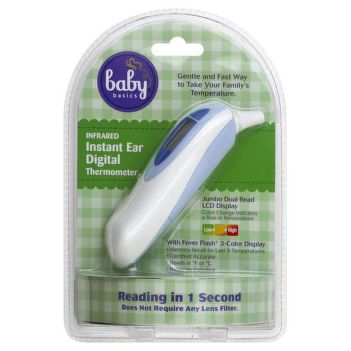 Baby Basics Thermometer, Instant Ear Digital, Infrared