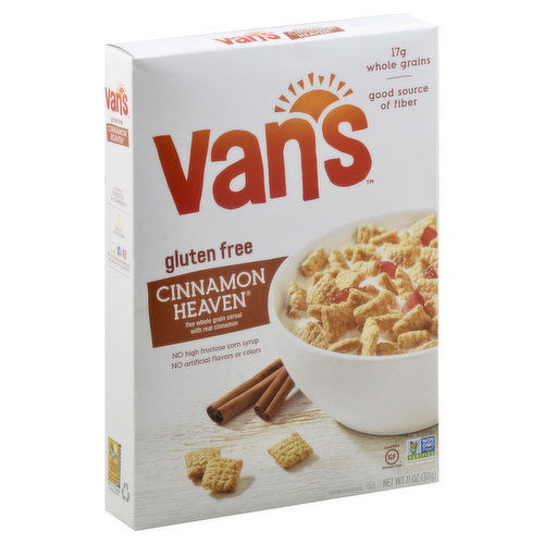Van's Cereal, Gluten Free, Cinnamon Heaven