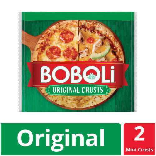 Boboli Boboli 8 Inch Twin Pack Pizza Crust, Personalize Pizza Night, 2 crusts, 10 oz