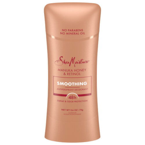 Shea Moisture Antiperspirant Deodorant, Manuka Honey & Retinol, Smoothing