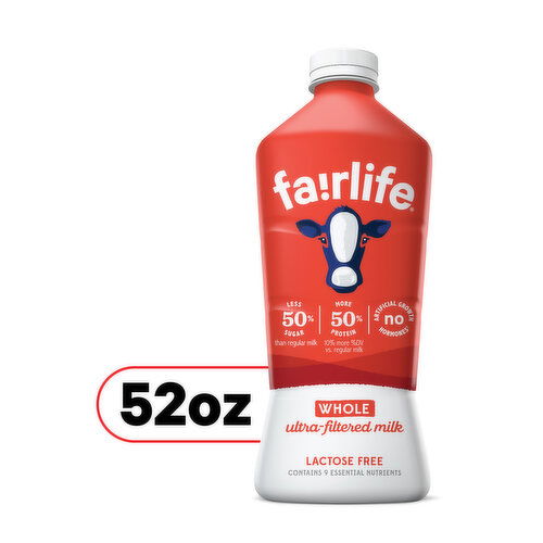 fairlife  Whole Ultra-Filtered Milk, Lactose Free