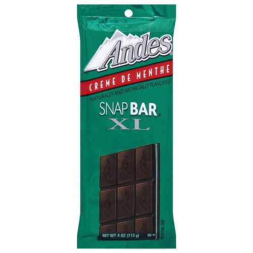 Andes Snap Bar XL Creme De Menthe
