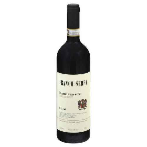 Franco Serra Red Wine, Barbaresco, 2016