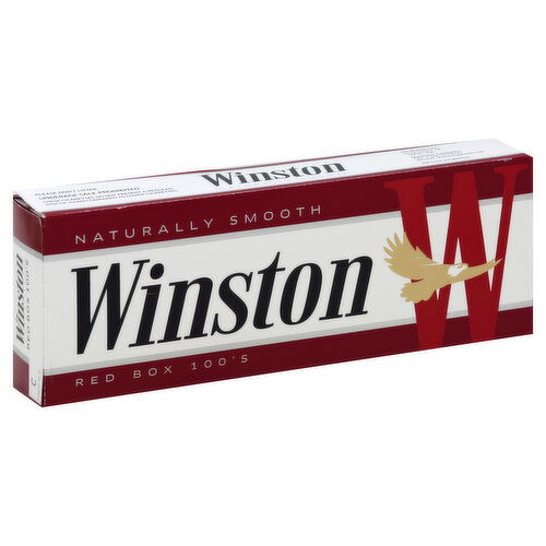 Winston Cigarettes, 100's, Red Box