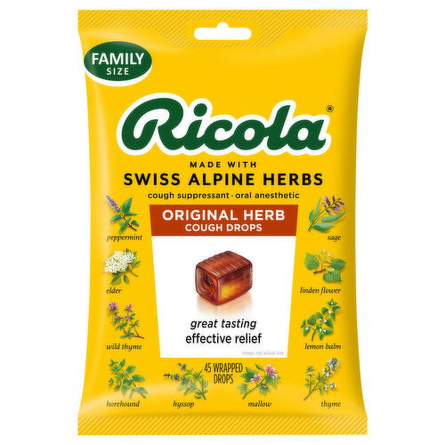 Ricola Drops Original Herb Cough Drops