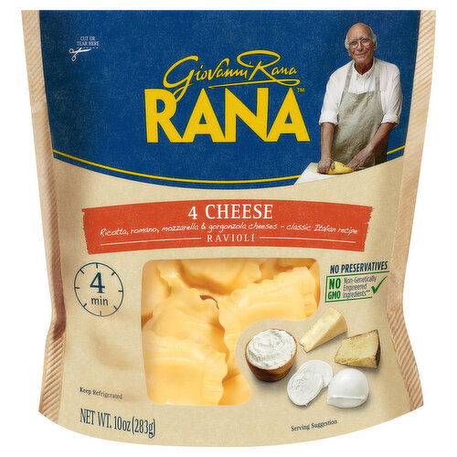 Rana 4 Cheese Ravioli Refrigerated Pasta