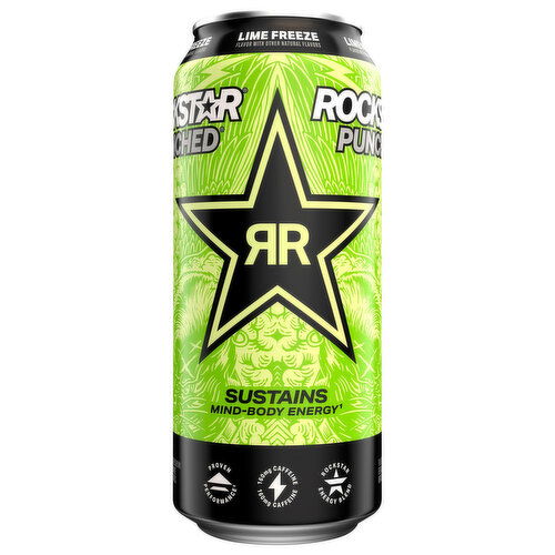 Rockstar Punched Lime Freeze Energy Drink