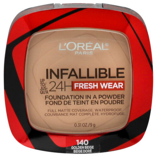 L'Oreal Infallible Foundation, Fresh Wear, Golden Beige 140