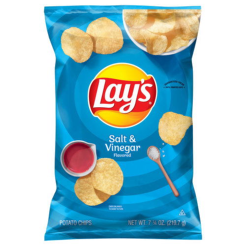 Lay's Potato Chips, Salt & Vinegar Flavored